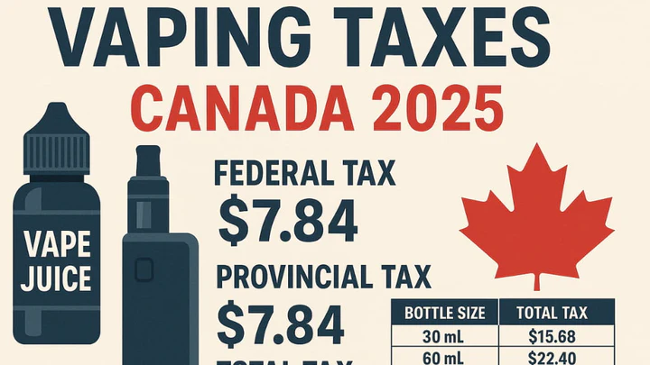 Vape Tax Canada 2025: New Federal & Provincial Excise Duty Explained