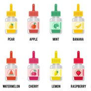 What is vape flavor made of and what are the types of vape flavors