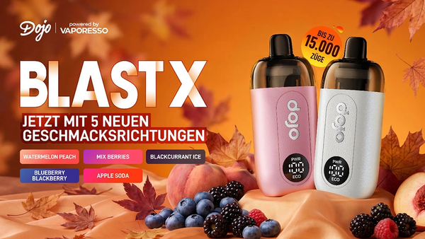 DOJO Brings Five New BLAST X Flavours to Germany, Inspired by Nature and Made for the Season
