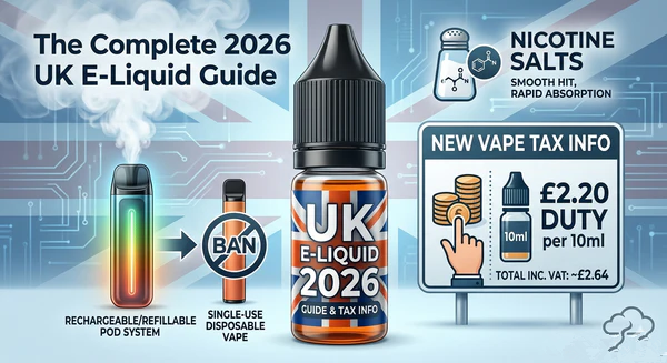 The Complete 2026 UK E-Liquid Guide: From Disposable Alternatives to the New Vape Tax