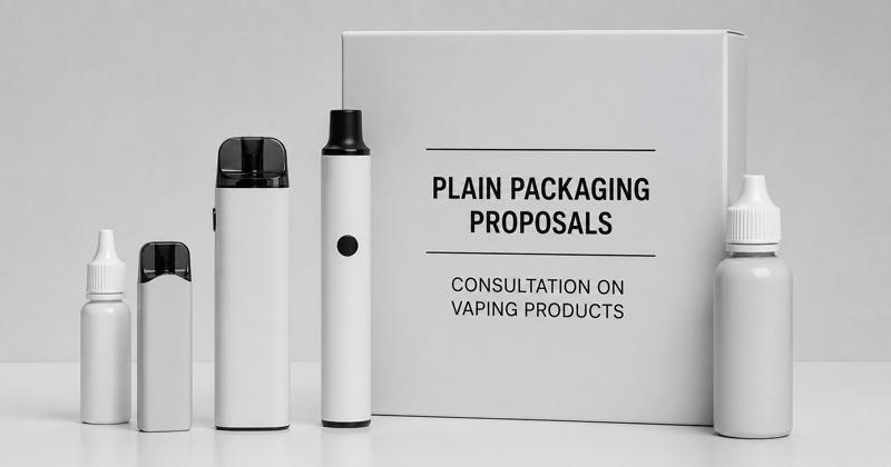 UK Ministers Push Plain Packaging and Flavor-Name Limits for Vapes