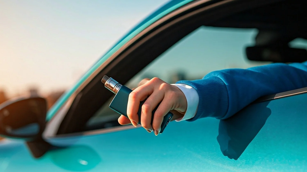 Can You Legally Vape While Driving In The UK?