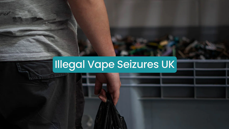 1.3 million illegal vapes seized across the UK in 2025