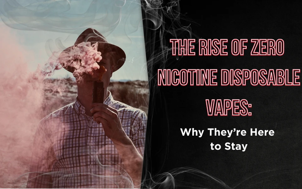 The Rise of Zero Nicotine Disposable Vapes: Why They’re Here to Stay