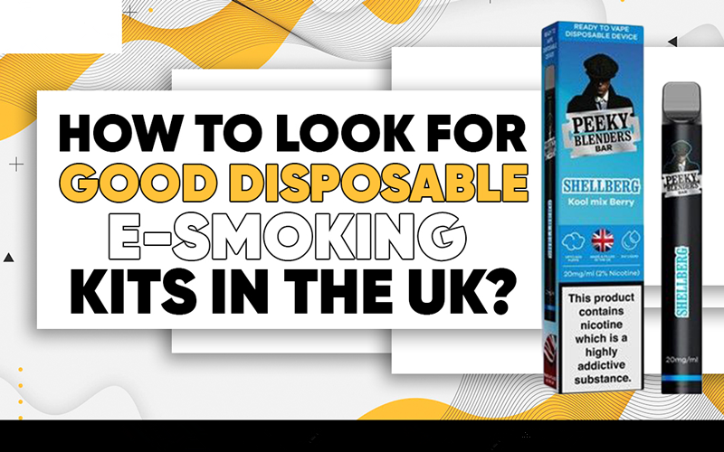 How To Look For Good Disposable E-smoking Kits In The UK?