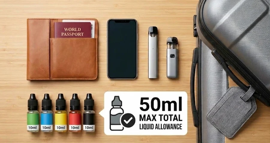 Vape Duty-Free Allowance UK: How Much Vape Juice Can You Bring Back?