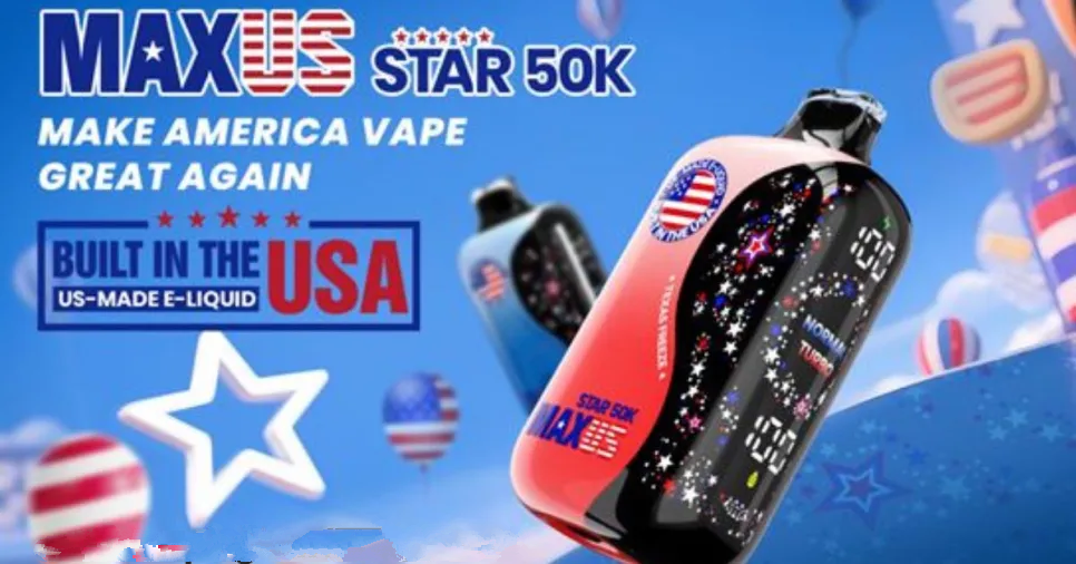 MAXUS Launches STAR 50K: Built in the USA, Filled with US-Made E-liquid