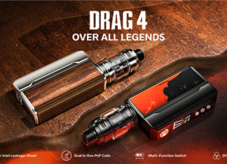 Over All Legends – VOOPOO DRAG 4 Enters the UK Market – Quadruple Uniqueness