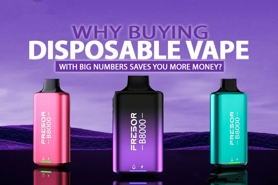 Why Buying Disposable Vape with Big Numbers Saves You More Money?