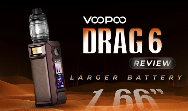 VooPoo Drag 6 Kit Review: Larger Battery