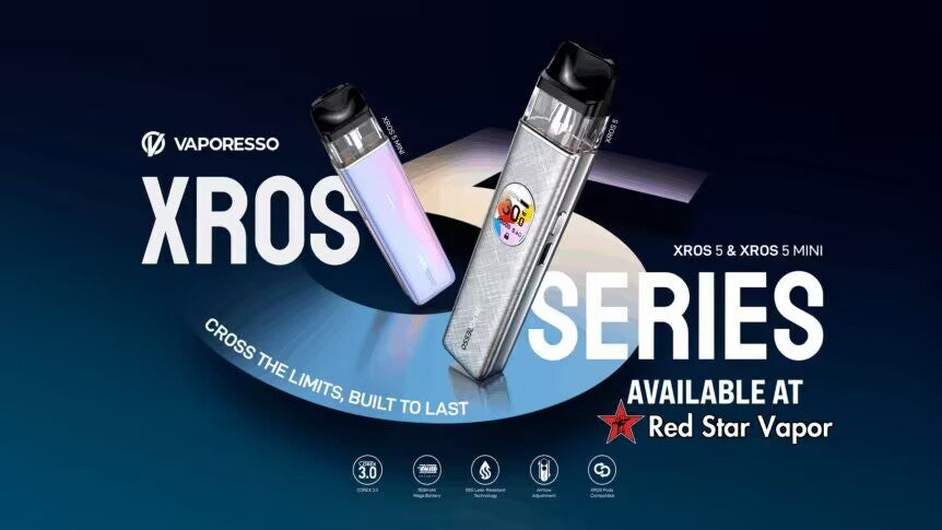 Vaporesso XROS 5 & XROS 5 Mini: The Next Evolution in Salt Nic Vaping