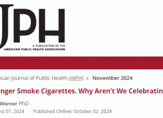 Article: Why Aren’t We Celebrating Decline In Kids Smoking / Vaping In The US?