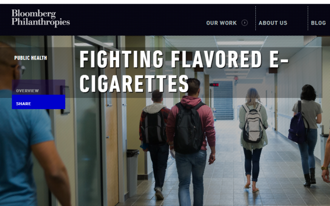 Bloomberg Invests $420 Million in More Ineffective Tobacco Control Strategies