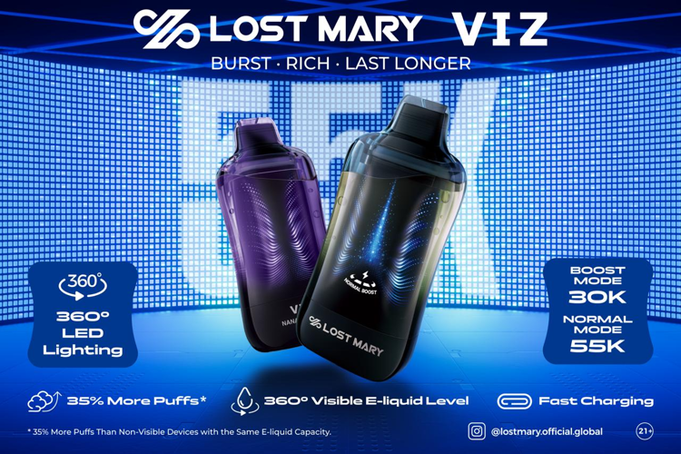 LOST MARY Debuts Its First Transparent-Pod Product