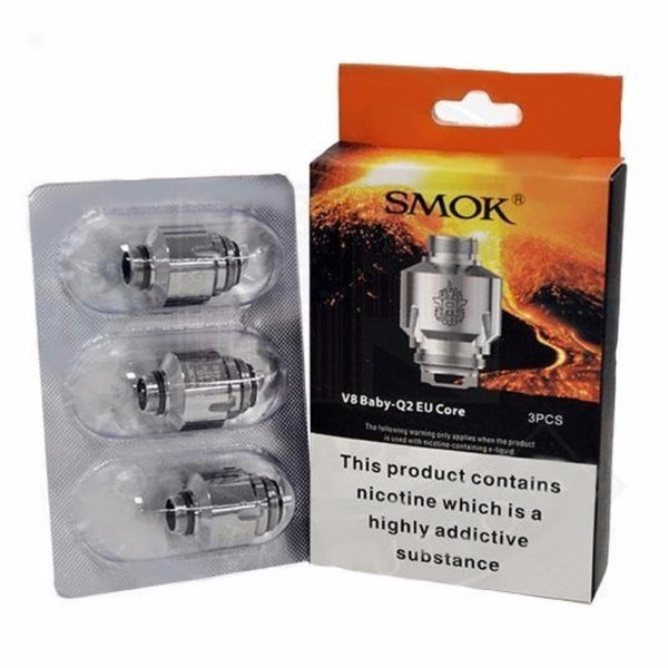 SMOK TFV8 Baby V8-Q2 EU CORE 0.4 ohm for T PRIV 2mL BIG BABY TFV8 ONLY - cometovape